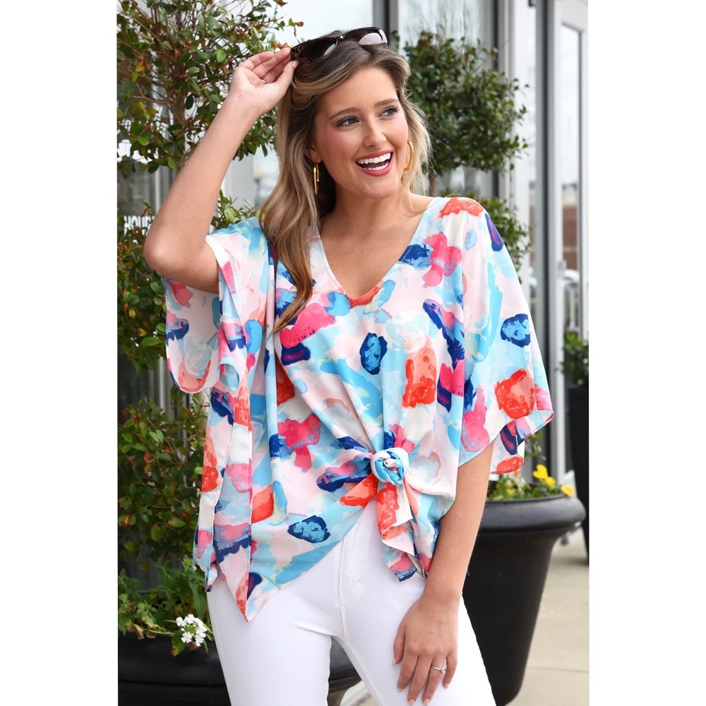 Buddy Love Women's North Tunic Caicos Multicolor Large